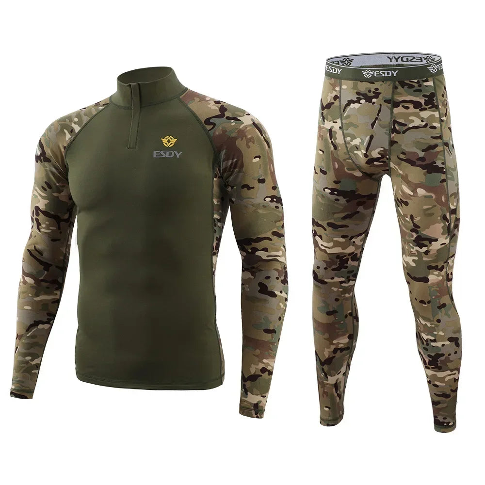 Ensemble Thermique Camouflage Hiver – Sous-vêtements Techniques pour Homme - BLACKBEARD OUTDOOR INDUSTRIES