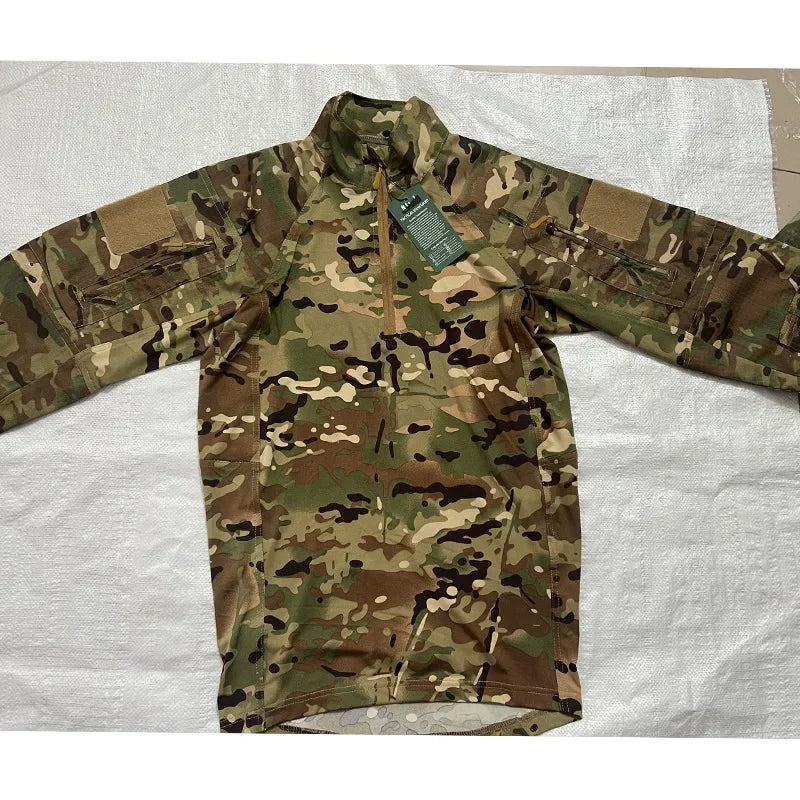 T-shirt Tactique Homme – Manches Longues Airsoft | Paintball | Militaire | Camo | Séchage rapide - BLACKBEARD OUTDOOR INDUSTRIES