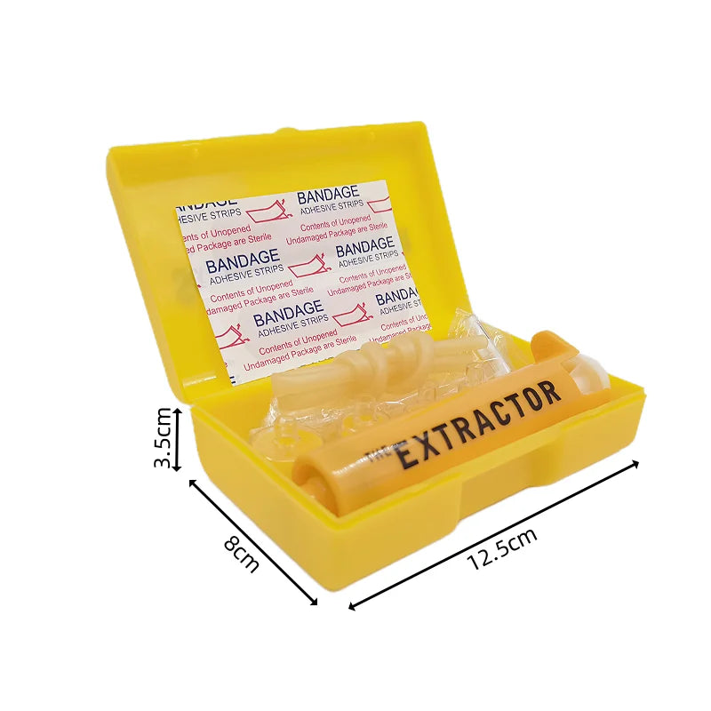 Extracteur de Venin – Kit de Premiers Secours Extérieur pour Piqûres et Morsures (Serpents, Insectes, Scorpions) - BLACKBEARD OUTDOOR INDUSTRIES