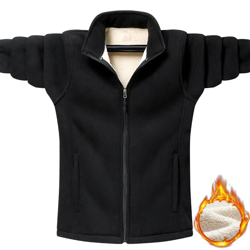 Veste Polaire Plus Size 9XL Hiver - Manteau Doublé Soft Shell pour Homme BLACKBEARD OUTDOOR INDUSTRIES