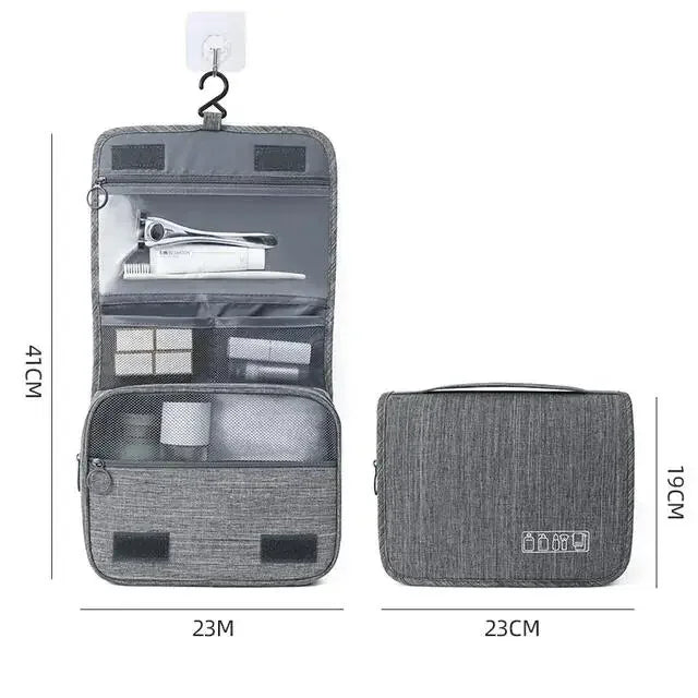 Trousse de Toilette Suspendue Imperméable – Homme & Femme – Tissu Oxford Haute Qualité - BLACKBEARD OUTDOOR INDUSTRIES
