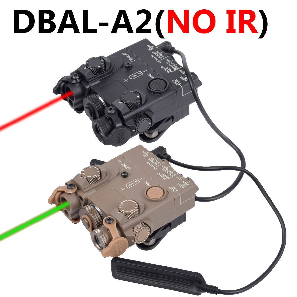 DBAL A2 PEQ15 pointeur laser rouge ou vert avec lampe LED Ma boutique