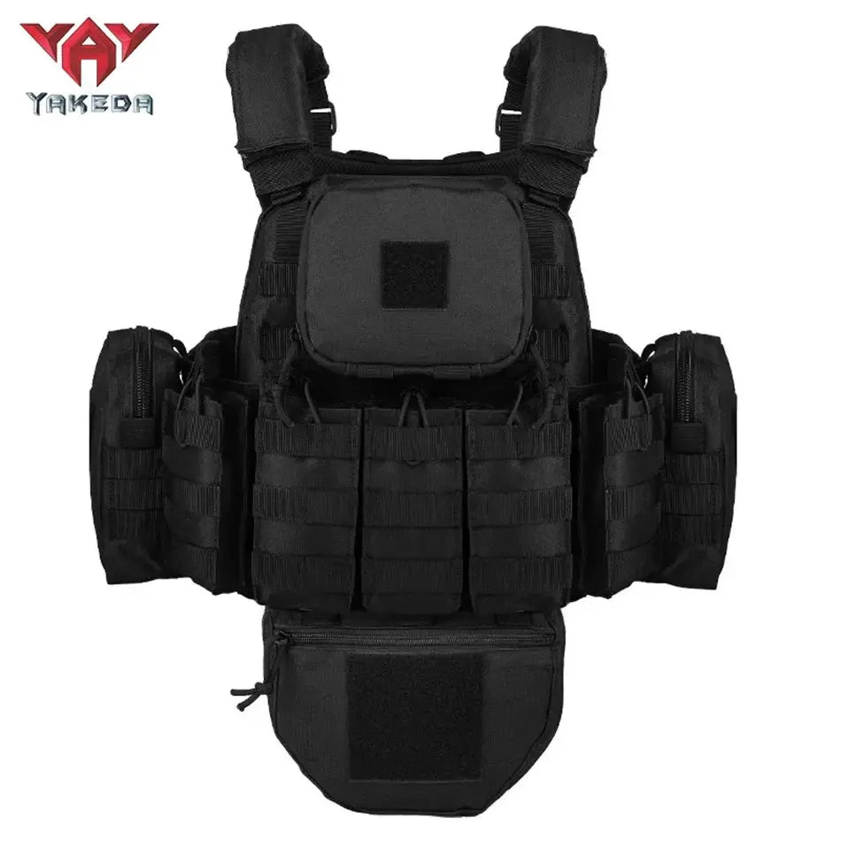 YAKEDA Plate Carrier Tactique – Gilet Modulaire avec Poches Incluses Ma boutique