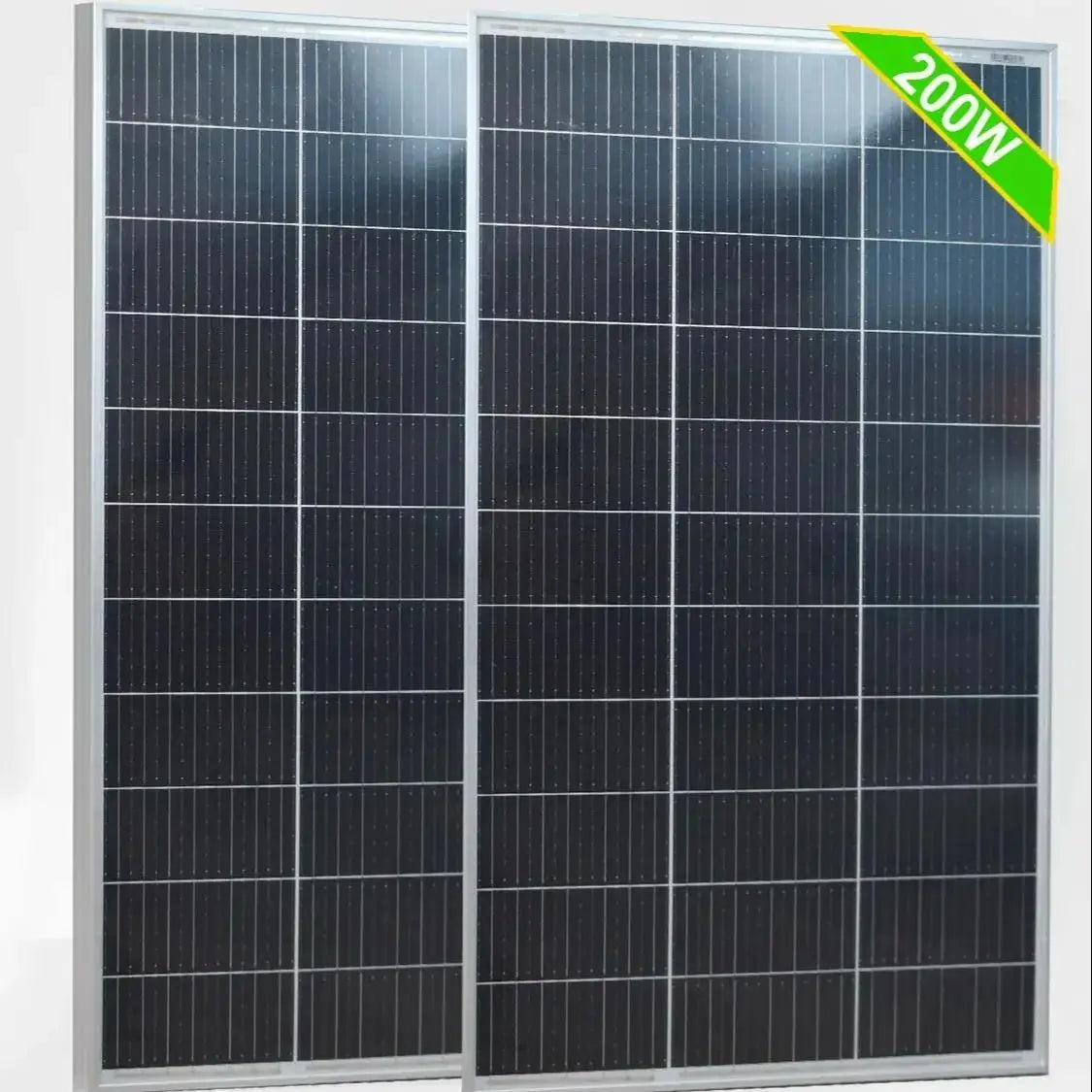 Panneau Solaire Rigide en Verre Monocristallin 100W – 18V - BLACKBEARD OUTDOOR INDUSTRIES