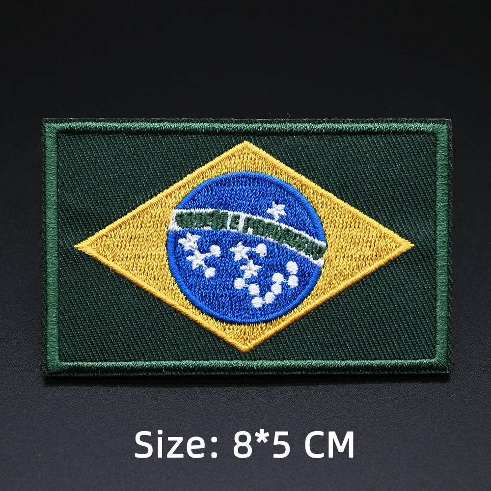 Patches Drapeaux Brodés Tactiques – international - BLACKBEARD OUTDOOR INDUSTRIES