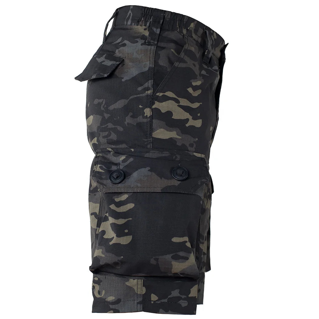 Shorts Tactiques – Cargo Résistants Multi-Poches pour Randonnée, Trekking et Activités Outdoor Estivales - BLACKBEARD OUTDOOR INDUSTRIES