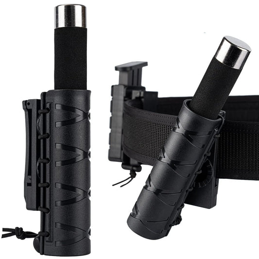 Support Tactique 360° pour Matraque – Pochette MOLLE Rotative pour Matraque Télescopique (16"-21"-26") – Étui en Nylon avec Clip de Ceinture BLACKBEARD OUTDOOR INDUSTRIES