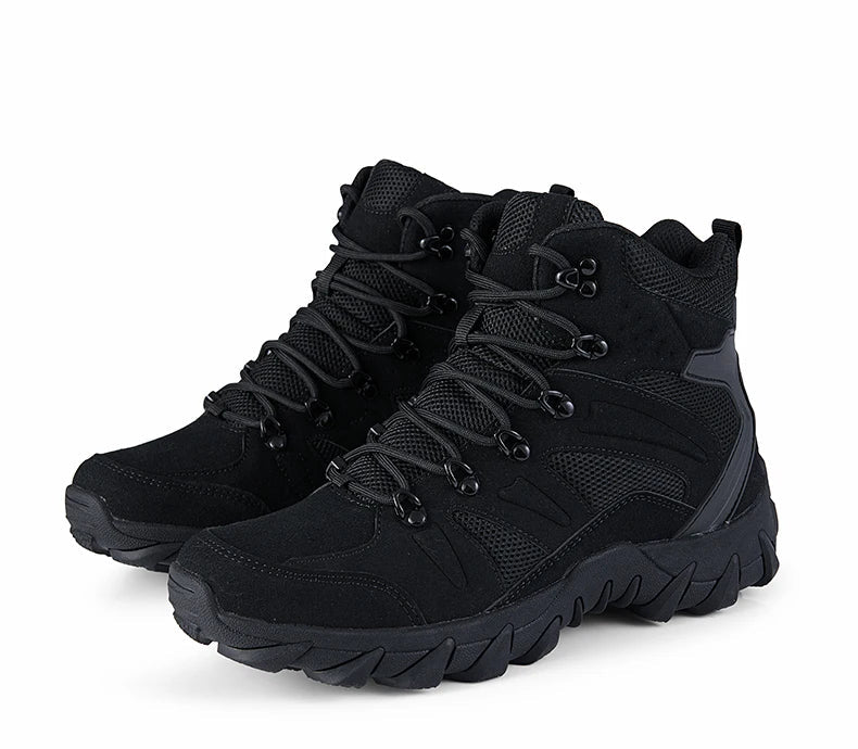 Bottes de Combat Tactiques Améliorées pour Homme - Chaussures de Randonnée Résistantes et Respirantes BLACKBEARD OUTDOOR INDUSTRIES