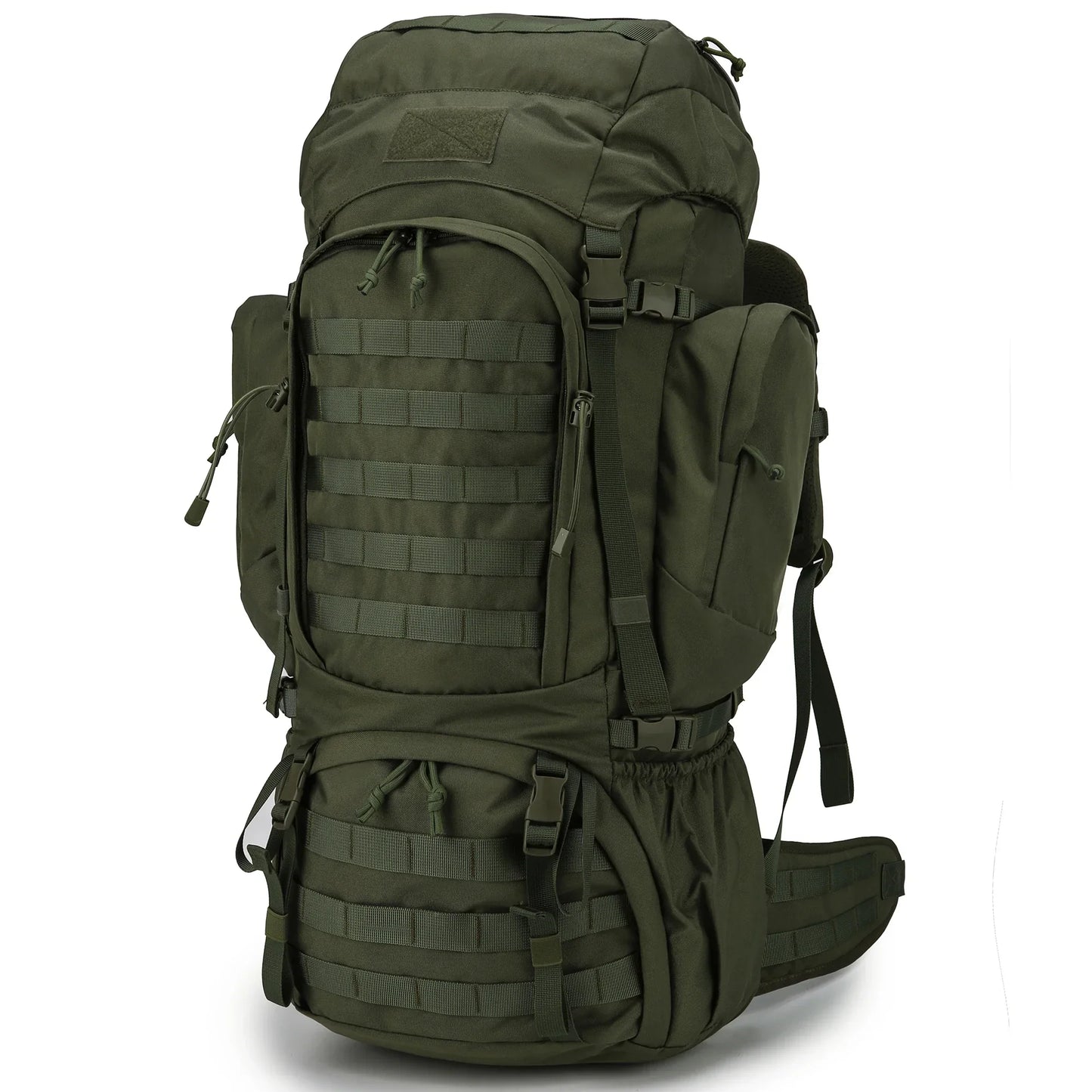 Sac à dos tactique 60L avec Housse de Pluie – pour Camping, Randonnée et Bushcraft. - BLACKBEARD OUTDOOR INDUSTRIES