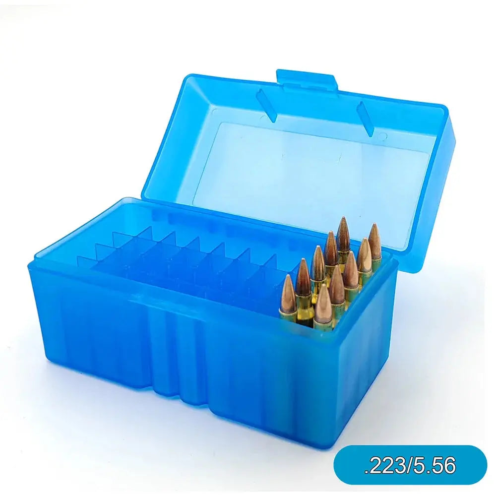Boîte de Munitions Tactique – Capacité 50 Cartouches – Calibres 5.56 / .223 / .17 / .222 / .204 Ma boutique