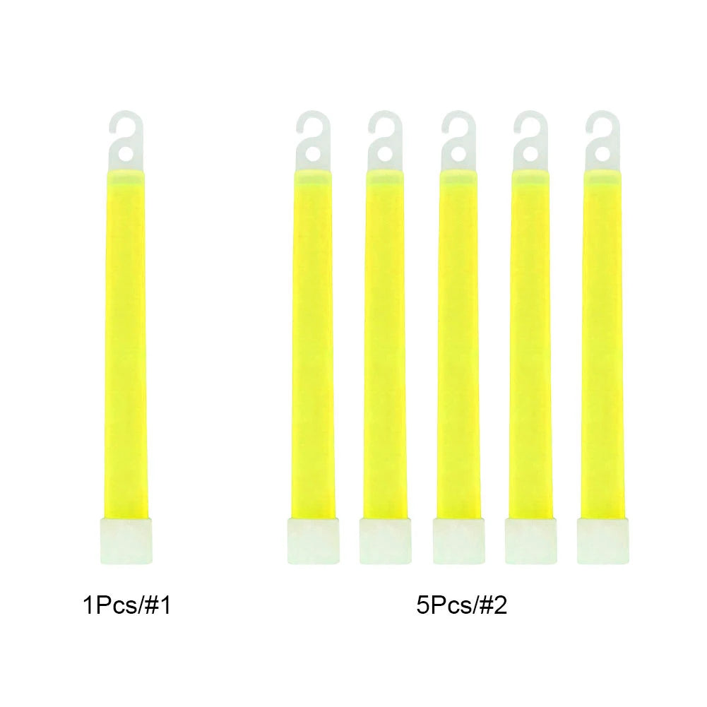 Lot de 50 Bâtons Lumineux Fluorescents 15 cm Équipement de Survie Militaire | Camping, Randonnée, SOS, Urgence, Fête | - BLACKBEARD OUTDOOR INDUSTRIES