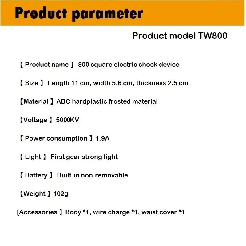 shockers éléctrique TW800 et 928 Ma boutique