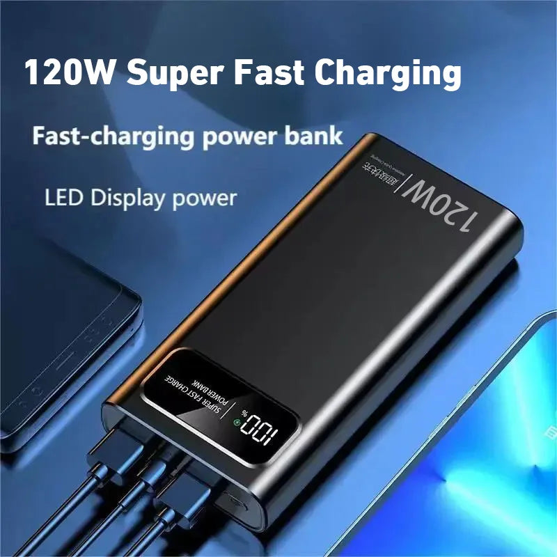 Batterie Externe Xiaomi 200000mAh – 120W Super Charge – Charge Ultra-Rapide Multi-Appareils – Écran LED – Type-C/USB-A - BLACKBEARD OUTDOOR INDUSTRIES