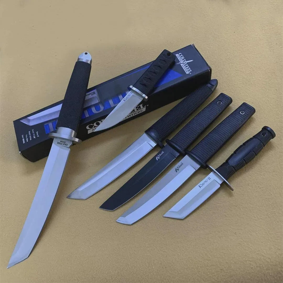 6 Modèles Katana Tanto Fixed Blade Tactical Knife - BLACKBEARD OUTDOOR INDUSTRIES
