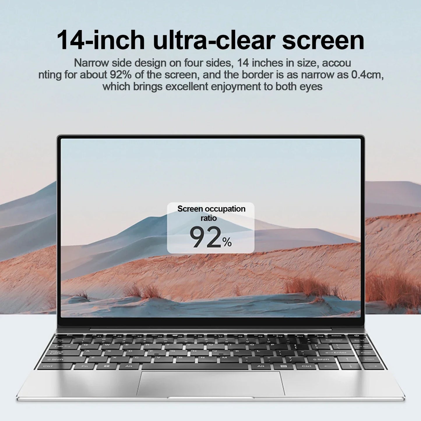 Laptop Intel Celeron N3700 14" Full HD | 16GB DDR4 RAM | 1TB SSD | Windows 11 | Fingerprint Unlock - BLACKBEARD OUTDOOR INDUSTRIES