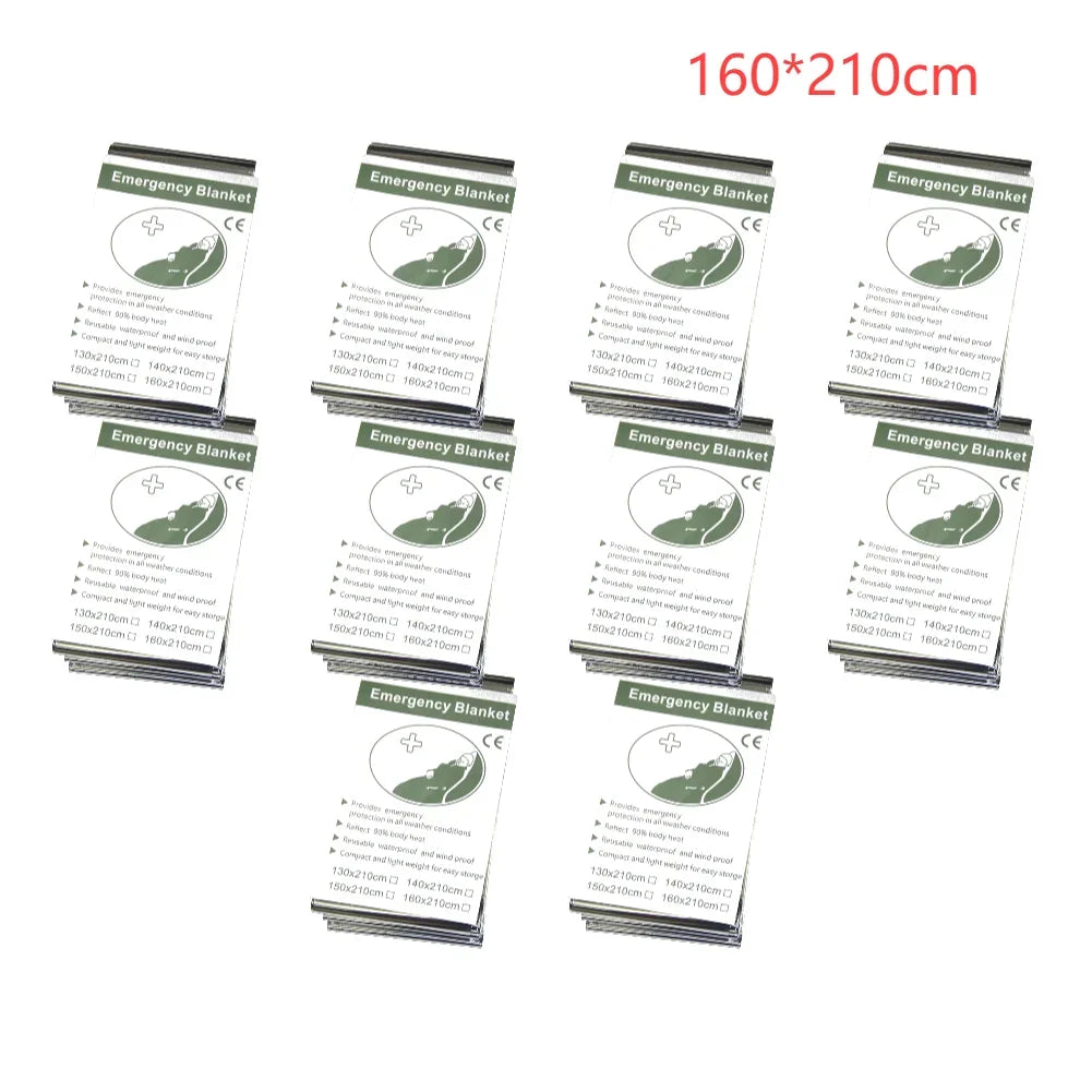 Couverture de Survie d'Urgence – 5/10/20 pièces Couverture d’Isolation Portable, Imperméable et Coupe-Vent pour Camping, Randonnée et Secours Ma boutique