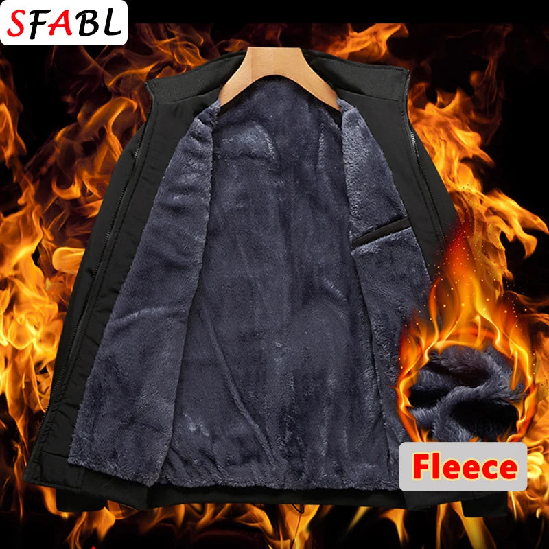 Veste Homme Automne/Hiver en Polaire Chaude Modèle Business Casual — MANTLCONX | Veste de Costume Décontractée - BLACKBEARD OUTDOOR INDUSTRIES
