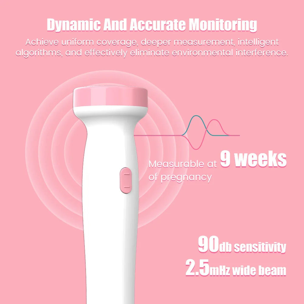 Détecteur de Rythme Cardiaque Fœtal JBMBHC – Doppler Ultrasonique Portable pour Grossesse Ma boutique