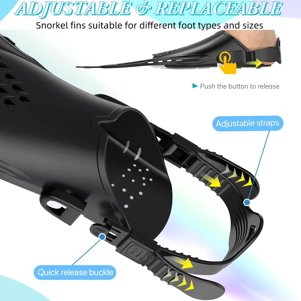 palmes de snorkeling ajustables Ma boutique