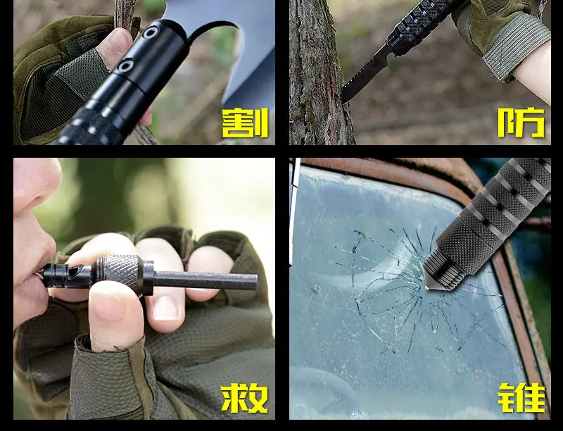 Hachette de Survie Multifonction - Tactique & Outil Multitool pour Camping - BLACKBEARD OUTDOOR INDUSTRIES