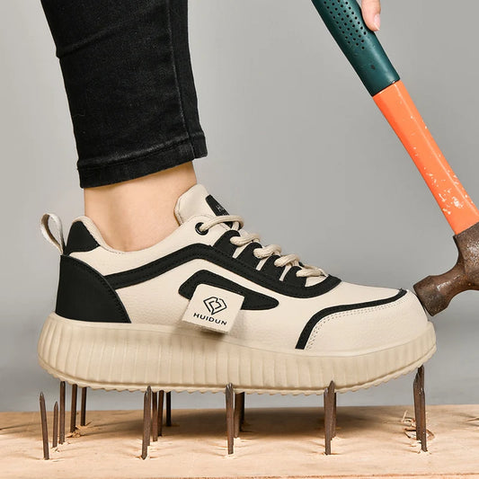 Chaussures de Sécurité Femme - Confort et Design Moderne avec Embout Métallique et Semelle Antidérapante - BLACKBEARD OUTDOOR INDUSTRIES