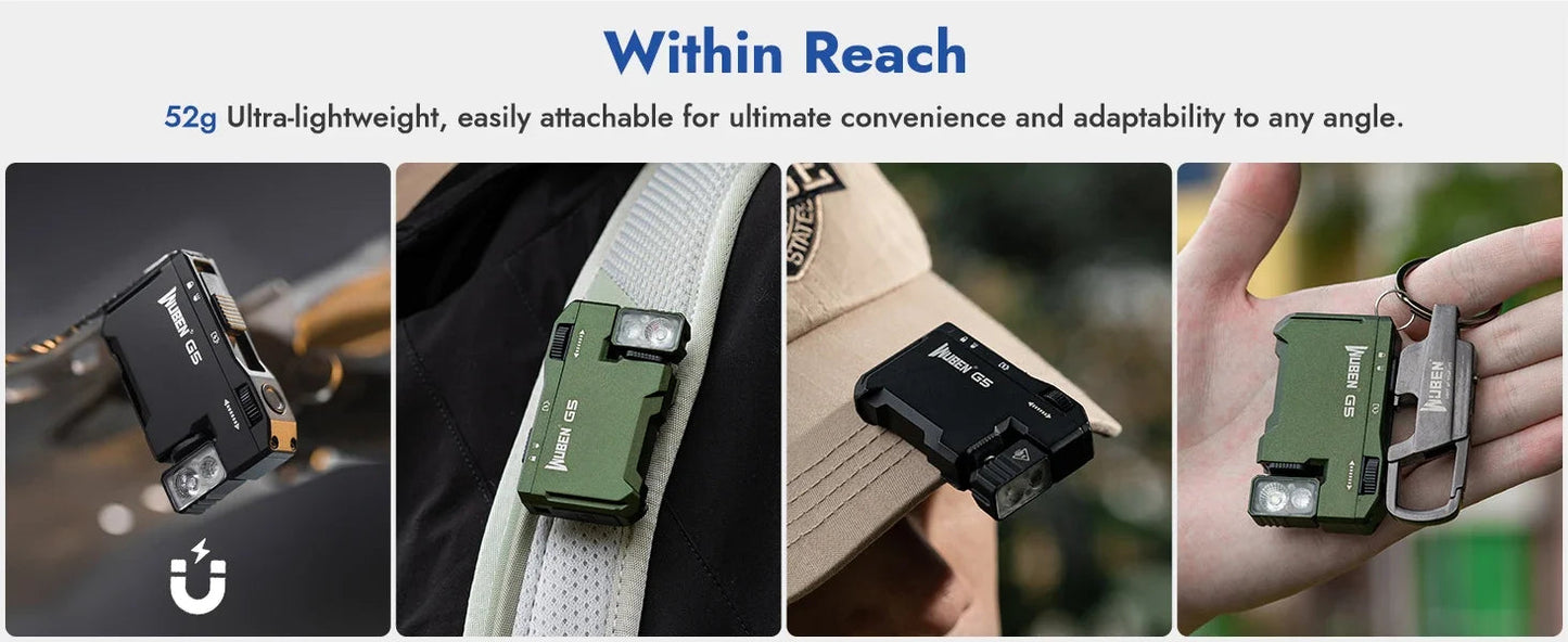 WUBEN G5 Flashlight 400Lumens Ma boutique