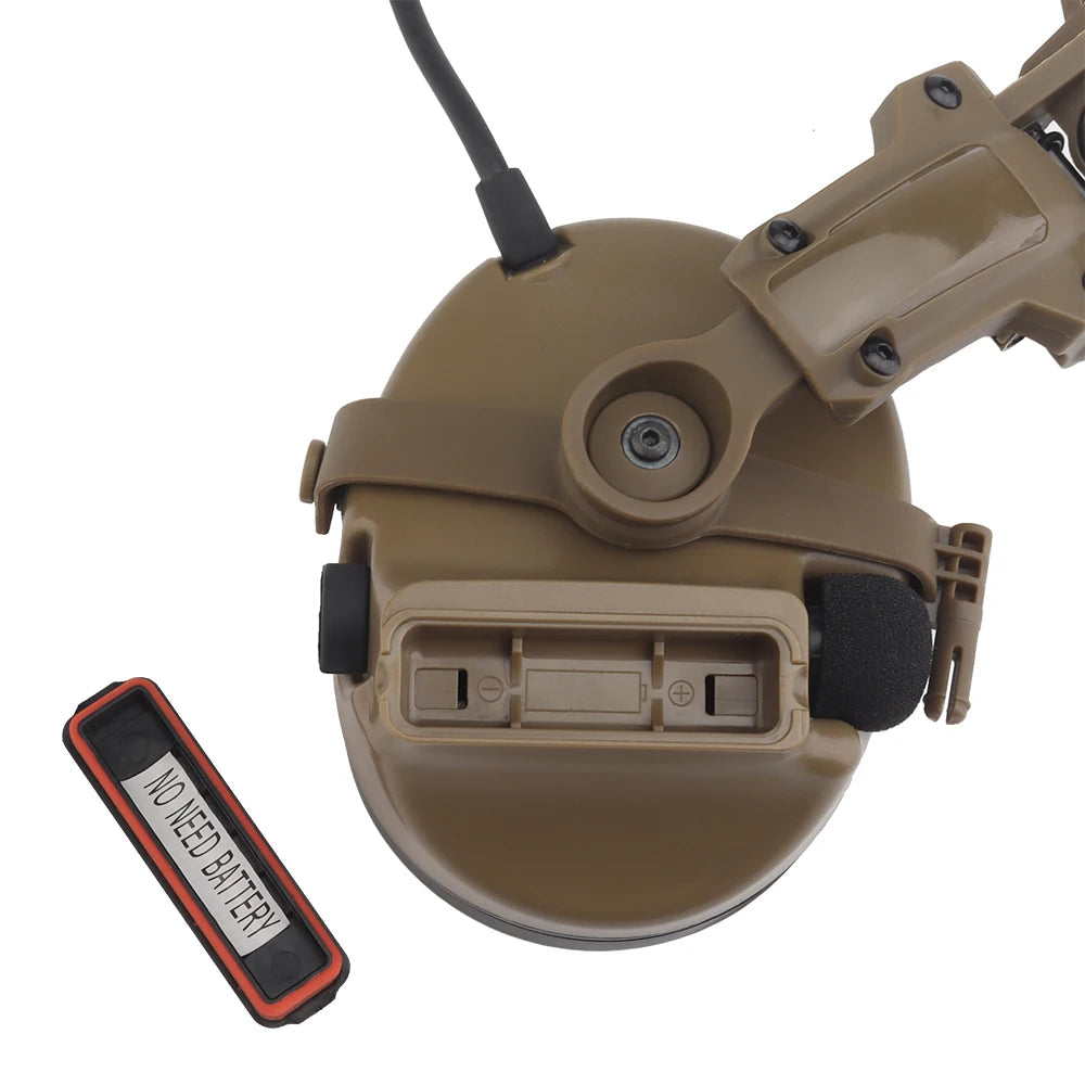 Casque Tactique de Protection Auditive Active – Casque Anti-Bruit Électronique avec Communication pour Casque Tactique BLACKBEARD OUTDOOR INDUSTRIES