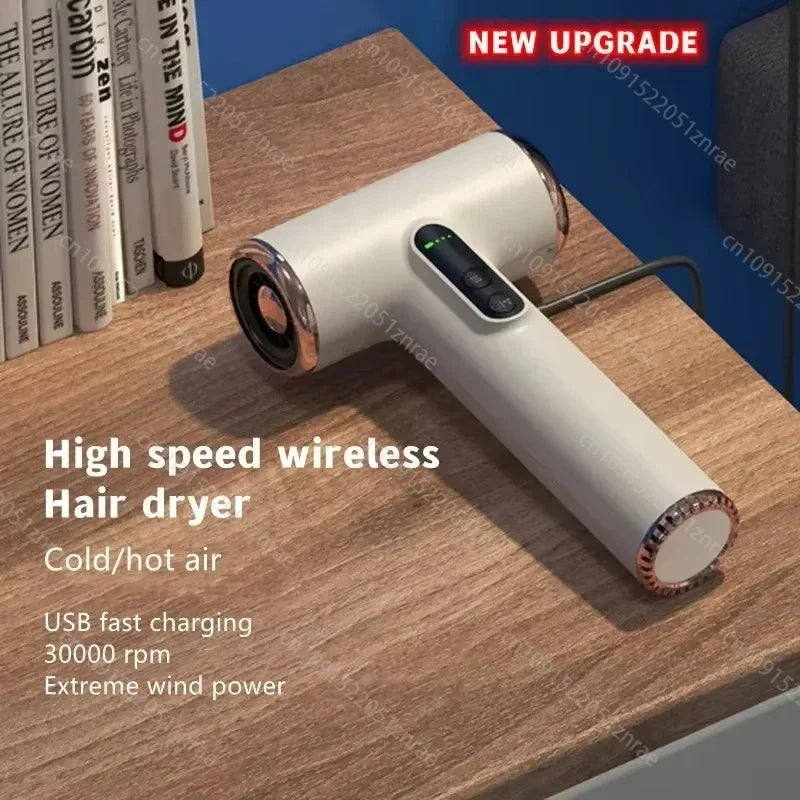 Sèche-Cheveux Sans Fil USB Portable Rechargeable – Vent Puissant, Faible Bruit, 3 Vitesses avec Écran LCD - BLACKBEARD OUTDOOR INDUSTRIES
