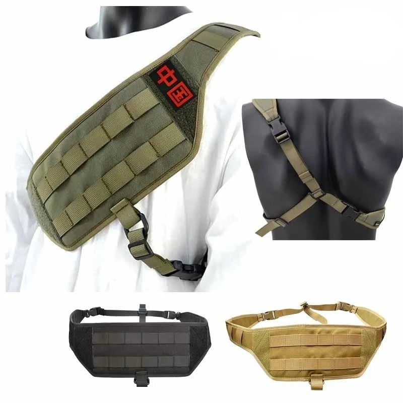 Gilet Tactique Quick Release avec Système MOLLE – Sac de Poitrine porte radio , Sac Bandoulière Crossbody, Sac de Chasse et Sports Outdoor - BLACKBEARD OUTDOOR INDUSTRIES