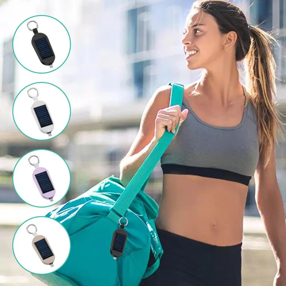 Mini Chargeur Solaire Portable 3000mAh Porte-Clés – Power Bank Sans Fil Compact - BLACKBEARD OUTDOOR INDUSTRIES