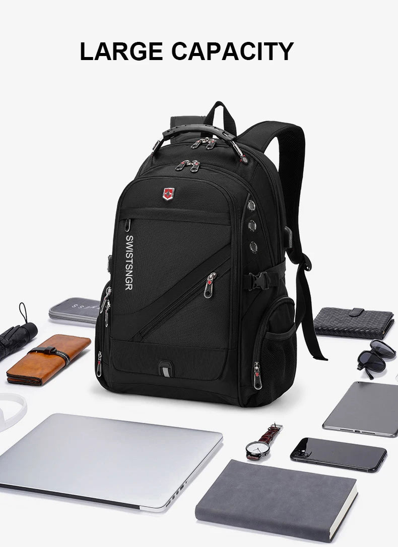 Sac à Dos Ordinateur Étanche 2025 – 17"/20" | Grande Capacité, USB, Antivol | Homme & Femme - BLACKBEARD OUTDOOR INDUSTRIES