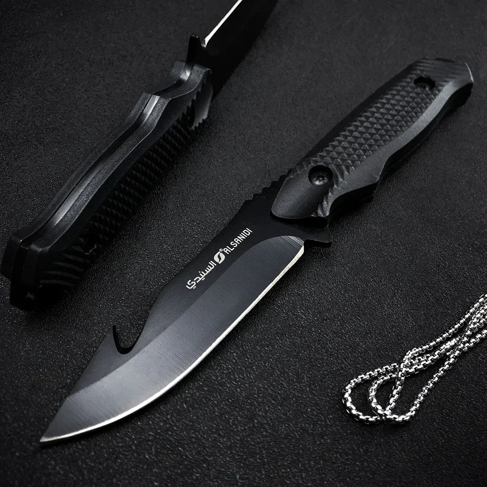 Couteau Tactique Fixe Seal – Lame Acier 5CR13MOV | Manche ABS | Couteau de Chasse, Militaire, Outdoor - BLACKBEARD OUTDOOR INDUSTRIES
