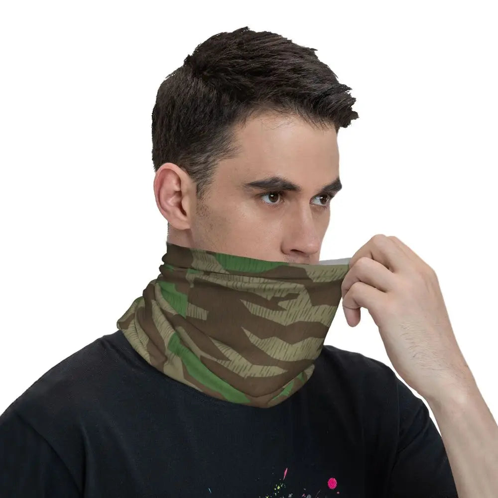 Tiger Stripe Camo – Bandeau Tour de Cou Hiver Multifonction pour Hommes et Femmes | Parfait pour Randonnée, Cyclisme, Sports Outdoor et Usage Quotidien - BLACKBEARD OUTDOOR INDUSTRIES