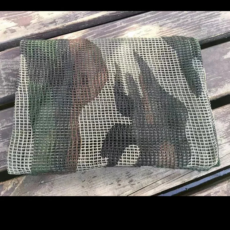 Foulard Camouflage en Maille - Voile de Sniper Camouflage pour Extérieur (Camping, Randonnée, Chasse, Tir) BLACKBEARD OUTDOOR INDUSTRIES