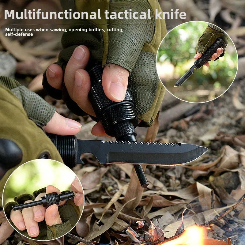 Hachette de Survie Multifonction - Tactique & Outil Multitool pour Camping - BLACKBEARD OUTDOOR INDUSTRIES