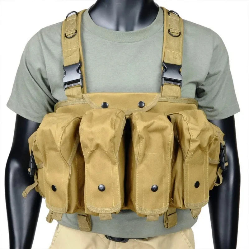 Chest Rig Tactique AK – Léger, Modulable et Haute Capacité Ma boutique