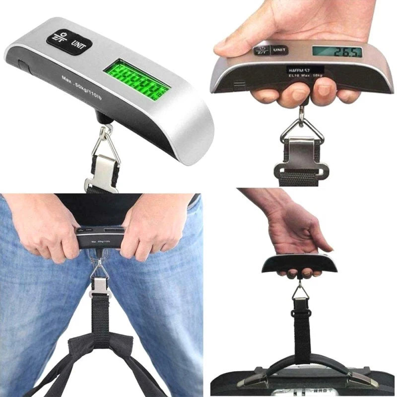 Pèse-Bagage Électronique Portable – 50kg/110lb avec Écran LCD & Fonction Tare Ma boutique