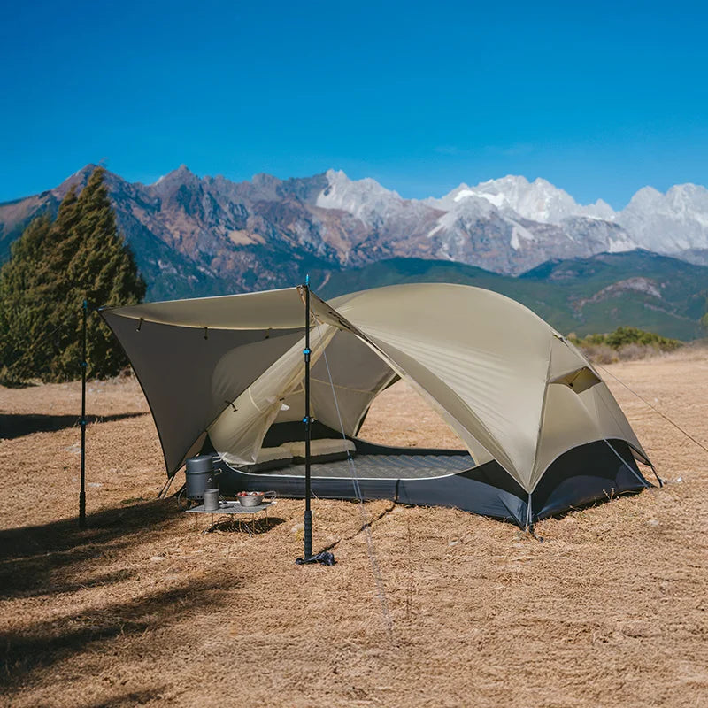 Naturehike Mongar UL Ultralight Camping Tent – Tente de Randonnée 3 Saisons Imperméable Double Couches - BLACKBEARD OUTDOOR INDUSTRIES