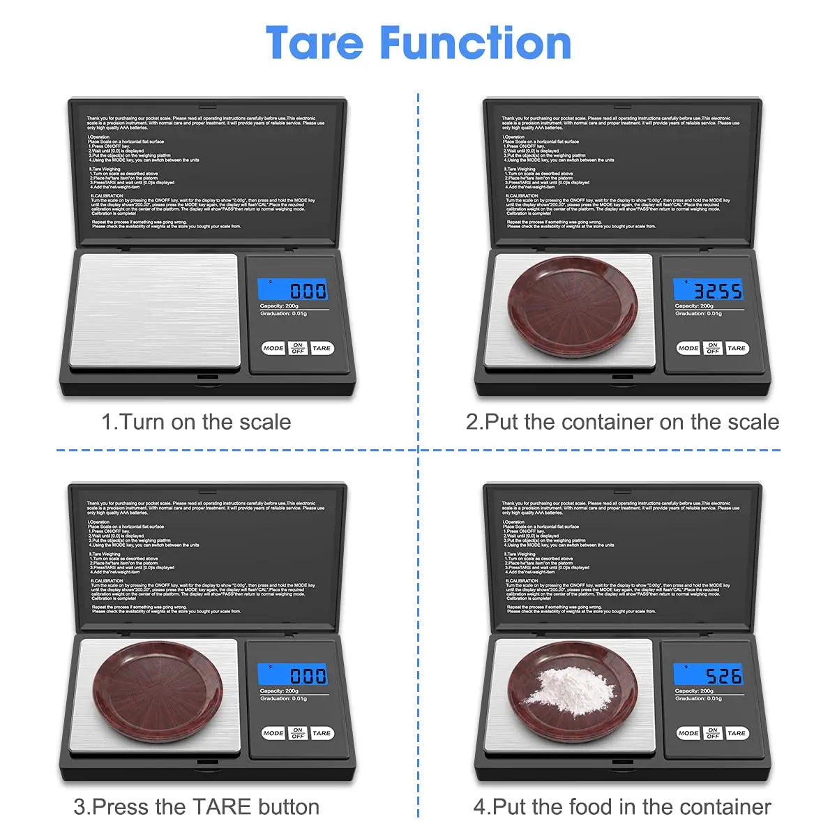 Mini Balance de Précision Numérique 0.01g – Échelle Électronique Portable pour Or, Bijoux, Poudres & Plus Ma boutique