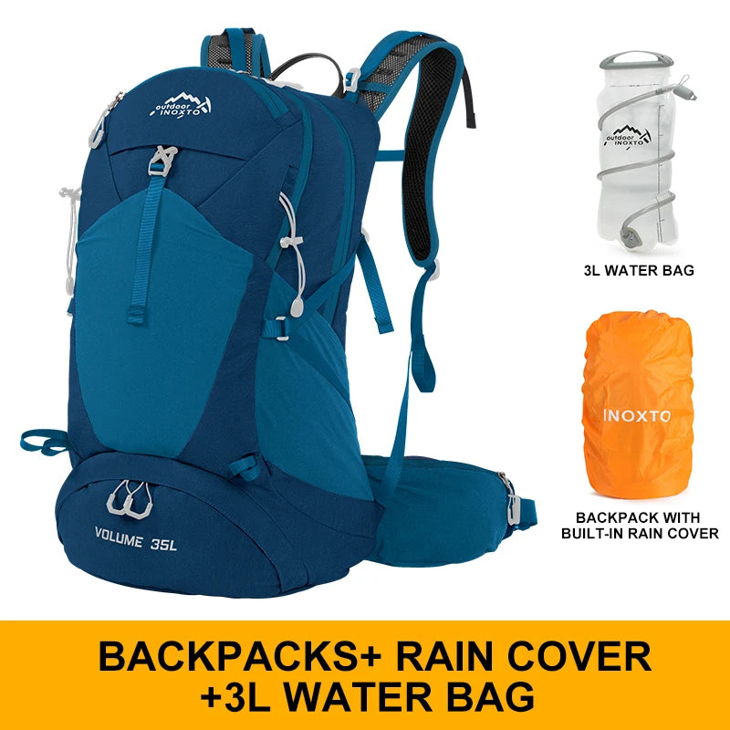 Sac à Dos de Randonnée 35L – Imperméable avec Housse de Pluie Intégrée | Mixte Homme/Femme - BLACKBEARD OUTDOOR INDUSTRIES