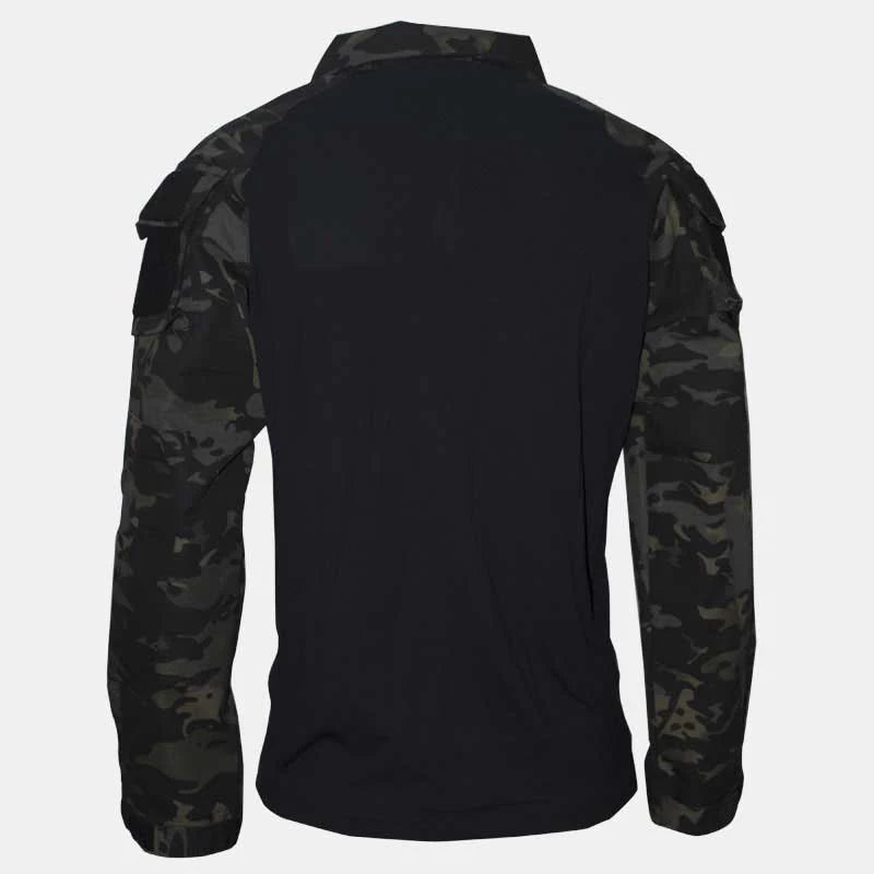 🪖 Chemise de Combat Camouflage Homme – TOMITANY Airsoft | Paintball | Randonnée | Tactique | Manches longues - BLACKBEARD OUTDOOR INDUSTRIES