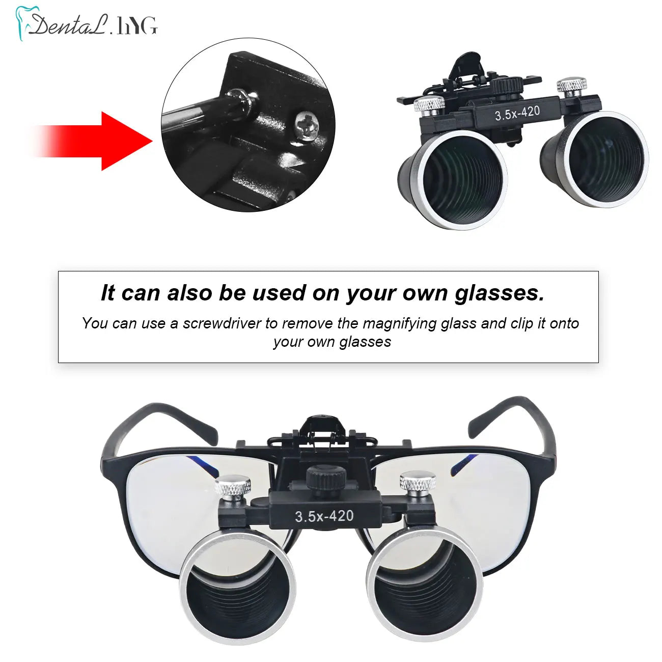 Loupes Binoculaires Dentaires 2.5X / 3.5X – Ultra-Légères | HARBOR DENT Ma boutique