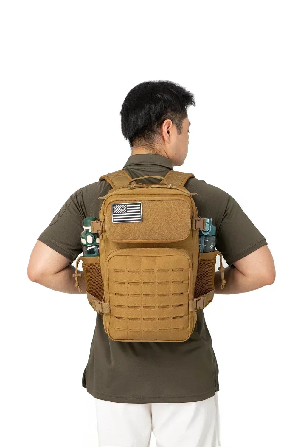 Sac à Dos Tactique 25L / 45L pour Homme et Femme – Laser Cut MOLLE, Sac Polyvalent pour Randonnée, École et Gym - BLACKBEARD OUTDOOR INDUSTRIES