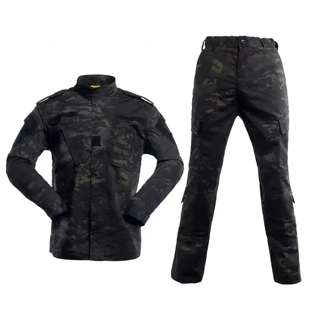 Uniforme Tactique Camouflage - Costume de Chasse et de Randonnée en Bleu Marine, Vêtement de Travail Camouflé - BLACKBEARD OUTDOOR INDUSTRIES