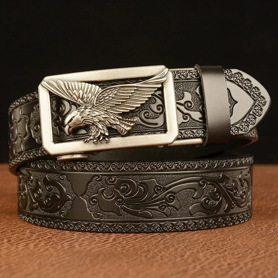 Ceinture en Cuir Véritable SupSindy - Luxe avec Boucle Métallique Ma boutique