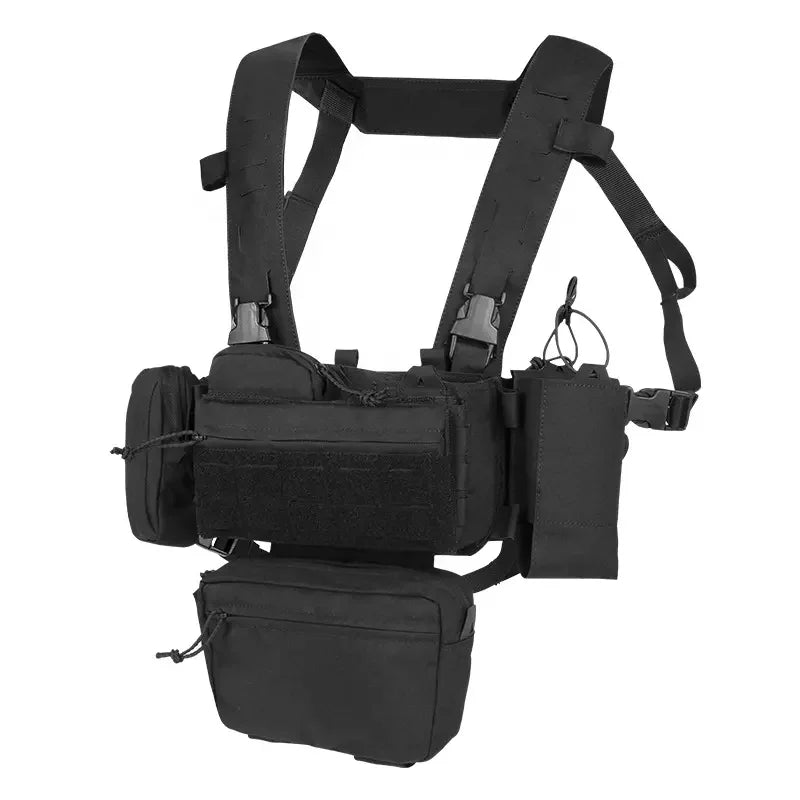 YAKEDA – Chest Rig Tactique Modulaire | Gilet Mini-Rig Léger avec Système de Dégagement Rapide Ma boutique