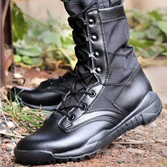Chaussures de Randonnée Homme Ultra Légères – Bottes Tactiques Militaires Noires – Sneakers de Marche Confortables - BLACKBEARD OUTDOOR INDUSTRIES