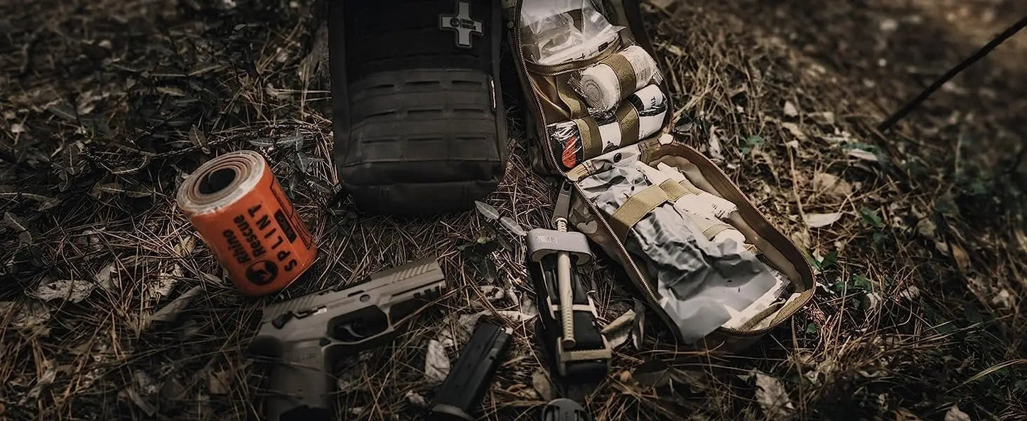 RHINO RESCUE - Tourniquet Tactique pour Contrôle Hémostatique Rapide, Application à Une Main - Équipement d'Urgence et de Premiers Secours Médicaux BLACKBEARD OUTDOOR INDUSTRIES