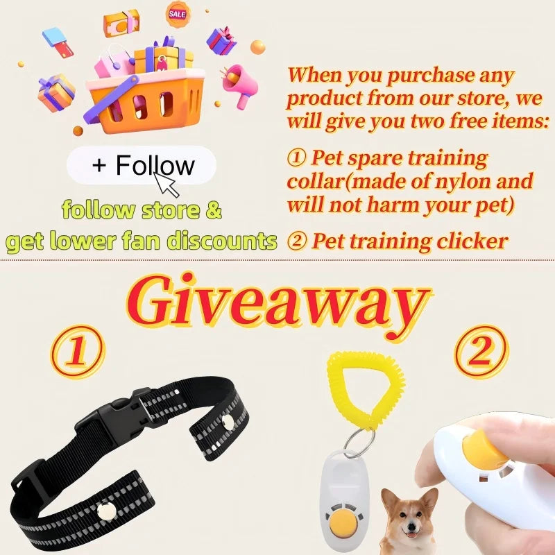 Collier de Dressage pour Chien avec Télécommande – Portée 800m Étanche • Rechargeable • Pour Petits, Moyens et Grands Chiens Ma boutique