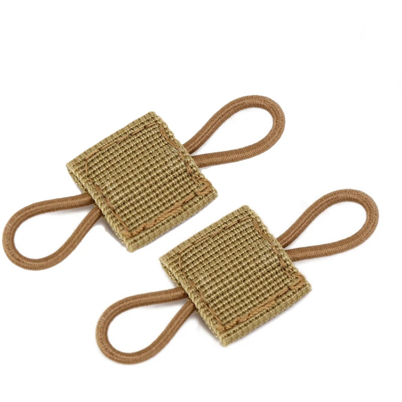 Lot de 2 Attaches Tactiques MOLLE – Fixation Élastique pour Câbles, Antennes, PTT et Accessoires - BLACKBEARD OUTDOOR INDUSTRIES